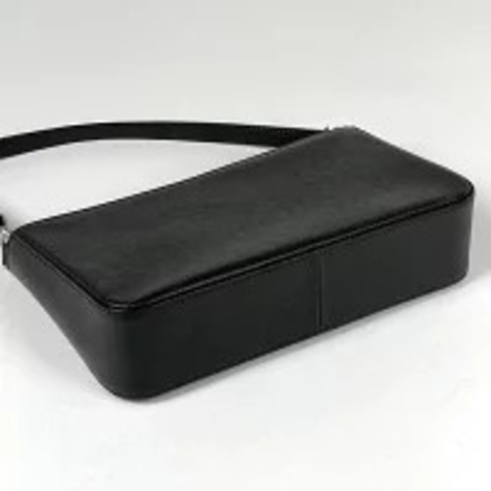 Burberry Shoulder leather 2way Bag Clutch black